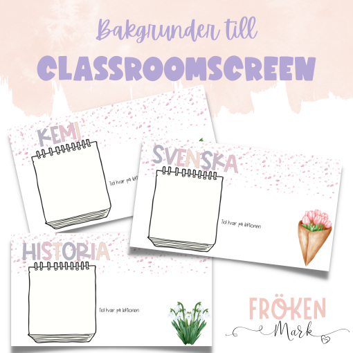 Bakgrunder till Classroomscreen (Vår)