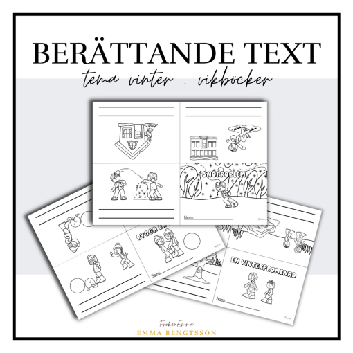 Berättande text: tema vinter - vikböcker