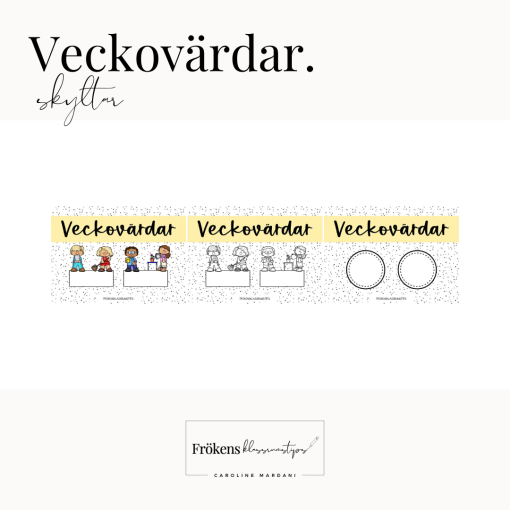 Veckovärdar