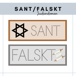 Sant/falskt - Judendom