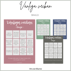 Vänliga veckan - bingo