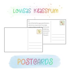 English postcards