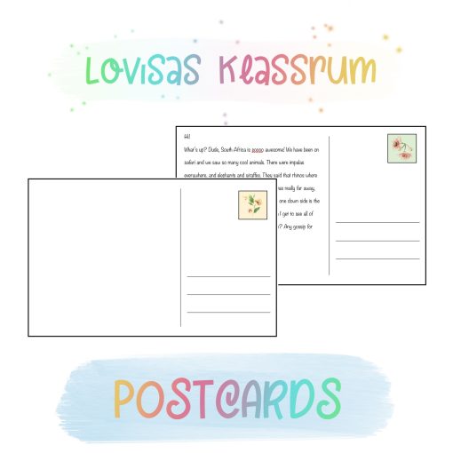 English postcards