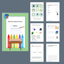 Workbook about school.