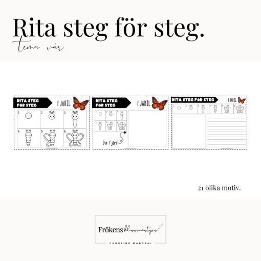Rita steg för steg - Tema vår