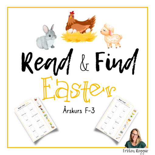 Read and find - Easter F-3