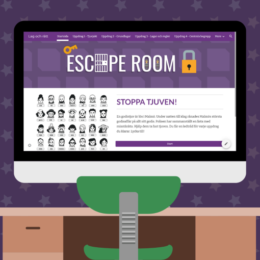 Lag och rätt - Escape room
