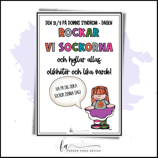 Rocka sockorna: inbjudan / affisch