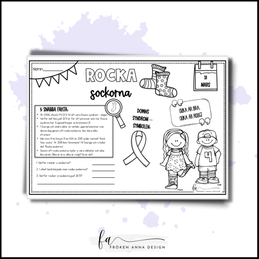 Rocka sockorna: faktablad