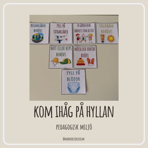 Kom ihåg på hyllan