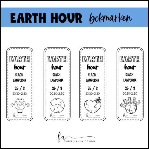 Earth Hour: Bokmärken