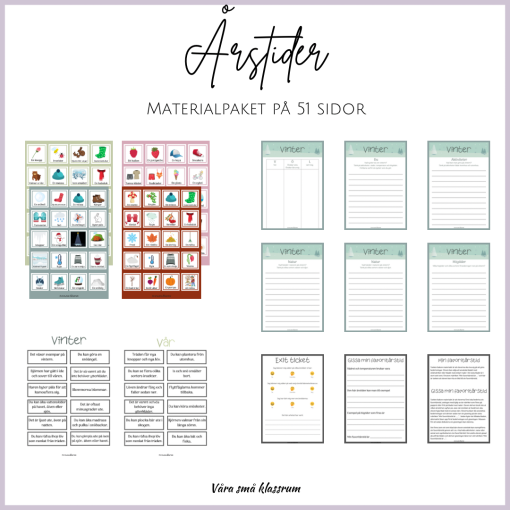 Materialpaket - Årstider