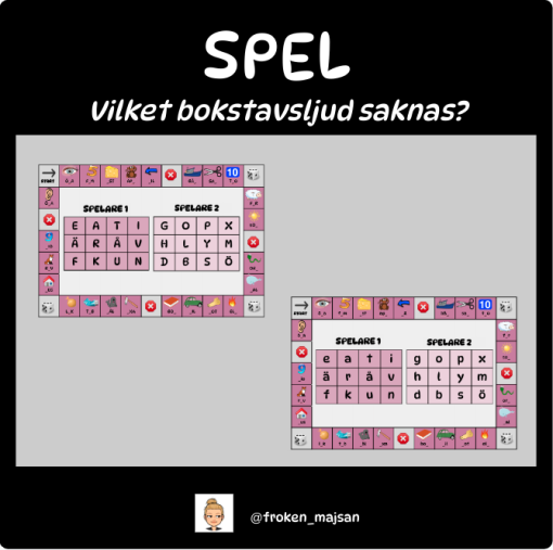 Spel - Hitta rätt bokstavsljud