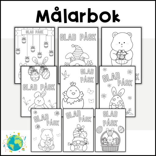 Målarbok - Påsk 2023
