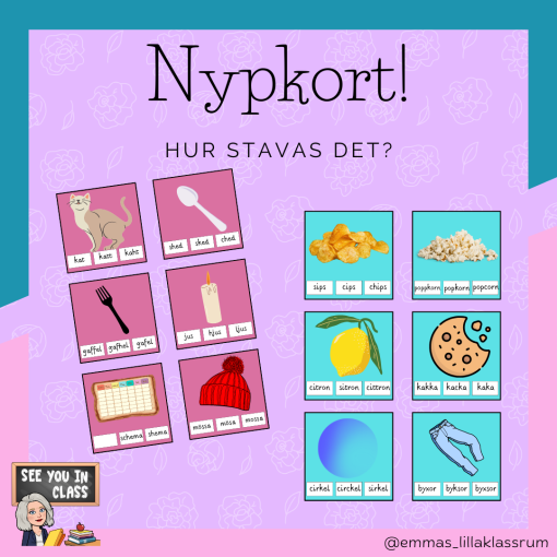Nypkort - "hur stavas det?"