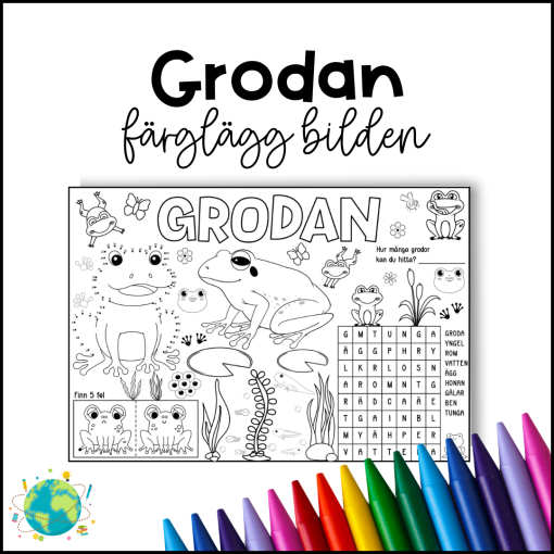 Måla Grodan