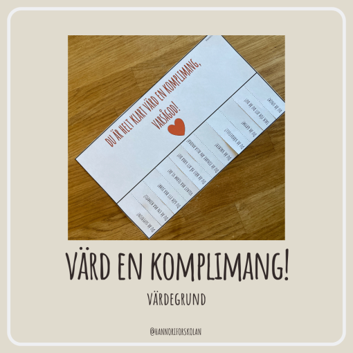 Värd en komplimang!