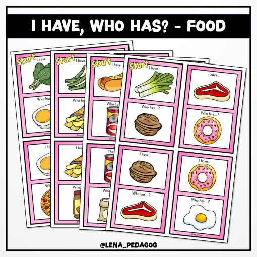 I have, who has - food