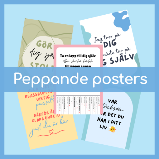 Peppande posters med citat
