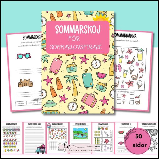Sommarskoj för sommarlovsfirare - att dela ut på avslutningen