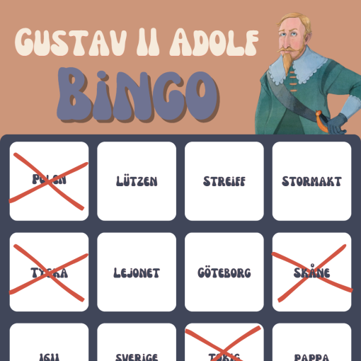 Radiobingo - Gustav II Adolf