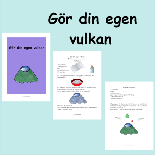 Gör din egen vulkan