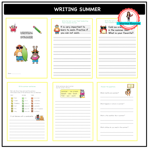 Writing summer