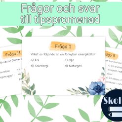 Tipspromenad: Upptäck miljö och hållbarhet! – A5