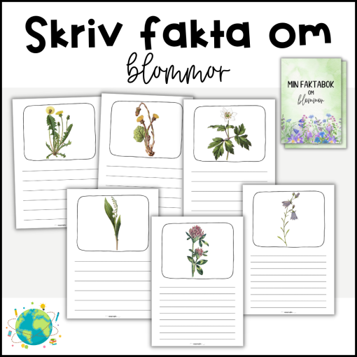 Min faktabok om blommor