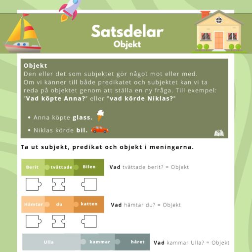 Objekt (satsdelar)