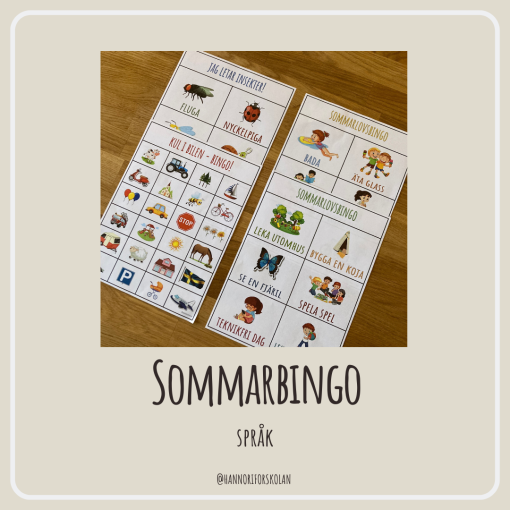 Sommarbingo x4