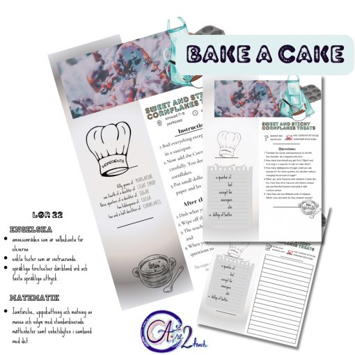 Bake a cake - engelska och matematik i ett bak