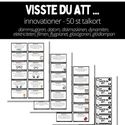 Visste du att ... 50 talkort (Innovationer 2)