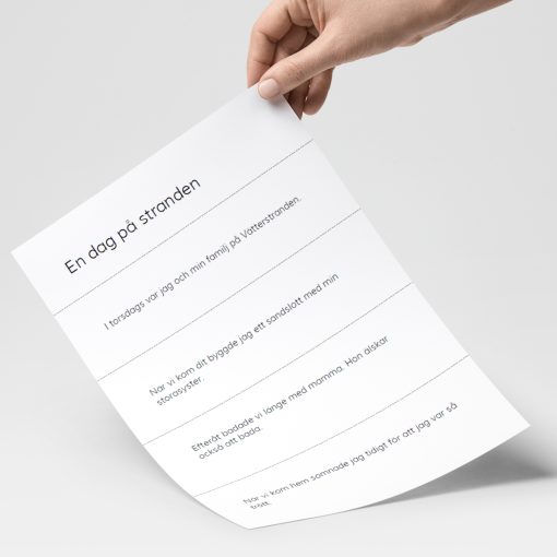 Exempeltext - återberättande text