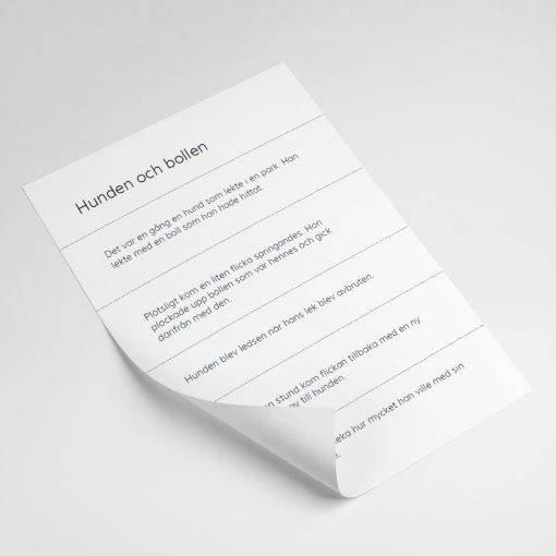 Exempeltext - berättande text