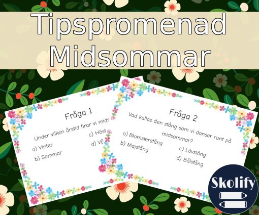 Tipspromenad: Midsommar tema! - A5
