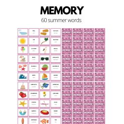 Summer memory - 60 words - engelska och svenska