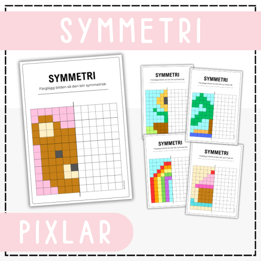 Symmetri - färglägg