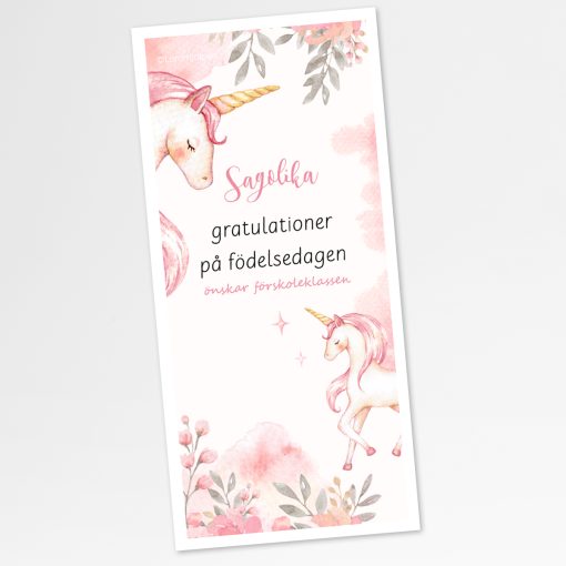 Födelsedagskort sagotema