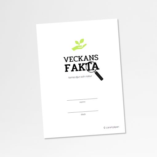 Veckans fakta - framsida naturtema