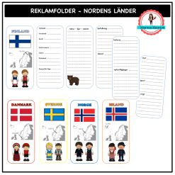 Reklamfolder - Nordens länder