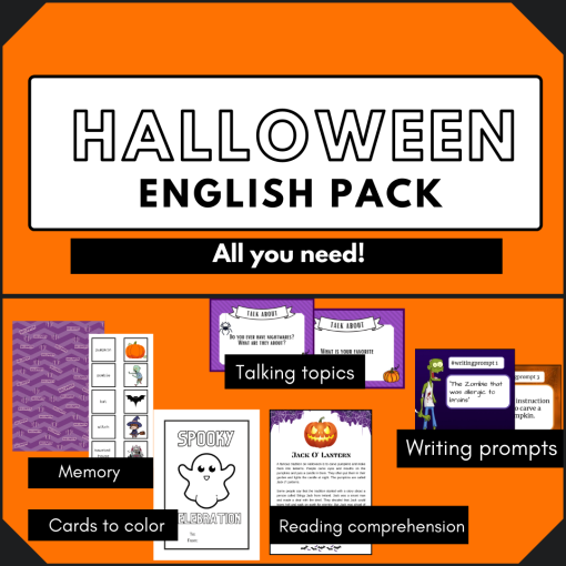 English - Halloween complete pack!