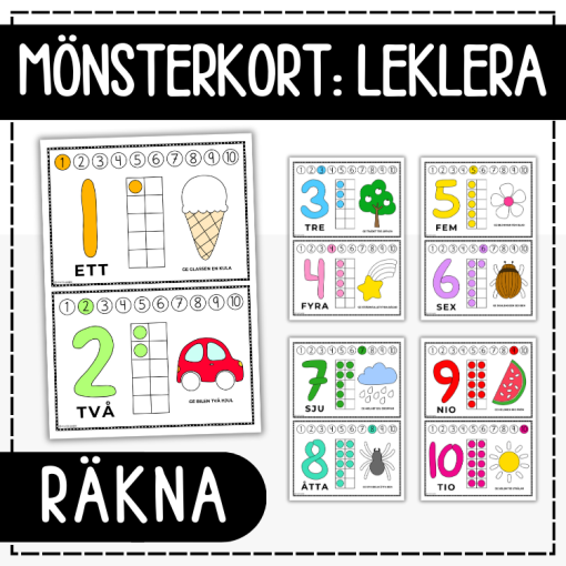 Räkna med leklera eller trolldeg