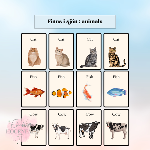 Finns i sjön - animals