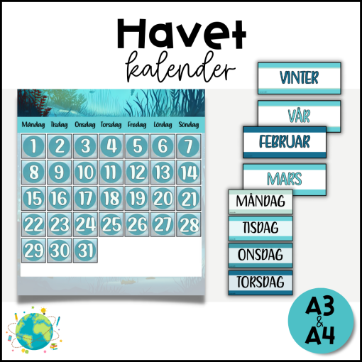 Havet - Väggkalender