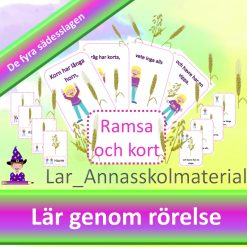 De fyra sädesslagen ramsa och kort