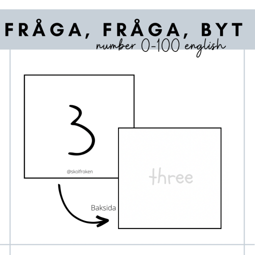 Fråga, fråga, byt - numbers
