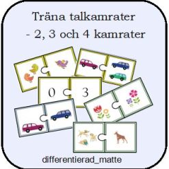 Taluppfattning - 2, 3 och 4 kamrater
