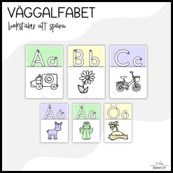 HAPPY: Väggalfabet