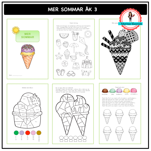 Mer sommar åk 3